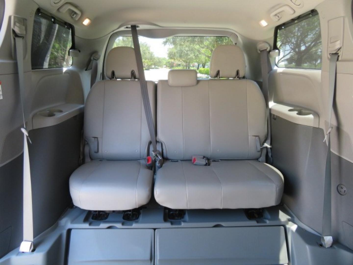 2016 White /Gray Toyota Sienna (5TDKK3DC8GS) , located at 4301 Oak Circle #19, Boca Raton, FL, 33431, (954) 561-2499, 26.388861, -80.084038 - You are looking at Gorgeous Low Mileage 2016 Toyota Sienna LE Braunability XT Handicap Van Wheelchair Van Conversion Van with 26K Original Miles, Power Side Entry Ramp with Kneeling Van Function, Passenger Side Quick Lock System (same as ez lock), Quick Release Front Seats, Floor with L Tracks, Leat - Photo#53